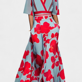 Daphne Vestido Envoltura Floral Elegante