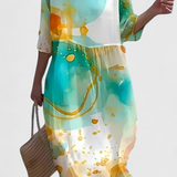 Karolina Vestido Floral Que Favorece la Figura