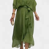 Luisa Vestido Flowy con Escote en V