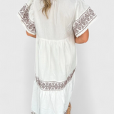 Jacinta Vestido Boho Maxi con Escote en V
