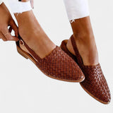 Isadora Mules Trenzados con Correa Slingback