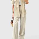 Lani Conjunto de Camisa y Pantalones de Dos Piezas Relaxed