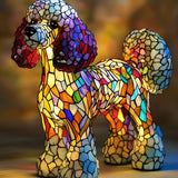 Gigi  | Lámpara para perros Magisk de vidrio colorido