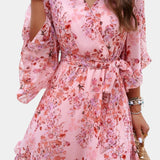 Besa Vestido Mini Floral Impreso
