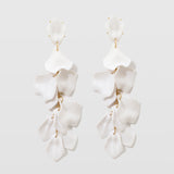 Pendientes de Gotas de Pétalos de Orquídea