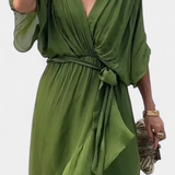 Luisa Vestido Flowy con Escote en V