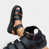 Renes Sandalias de Plataforma para Mujer con Múltiples Correas