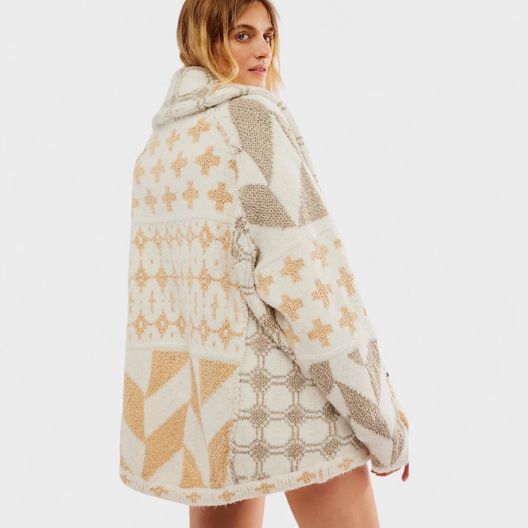 Aitana - Cárdigan oversize de manga larga