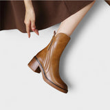 Candela - Botines ortopédicos de piel premium