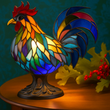 Hector | Lámpara gallo de vidrio coloreado Magisk