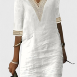 Malia Vestido Midi de Elegancia Casual