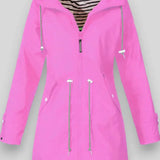 Chaqueta de Lluvia Impermeable Aria Estilosa para Uso Diario