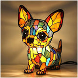 Chacha  | Lámpara para perros Magisk de vidrio coloreado