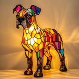 Tyson  | Lámpara para perro Magisk de vidrio coloreado
