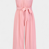 Patrizia Mono Palazzo Plisado con Cuello Halter