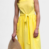 Dezi Vestido Largo con Cordones Laterales