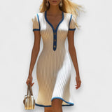 Olívia - Vestido midi elegante