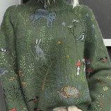 Claudia - Jersey de cuello alto cálido y elegante