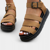 Renes Sandalias de Plataforma para Mujer con Múltiples Correas