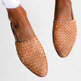 Isadora Mules Trenzados con Correa Slingback