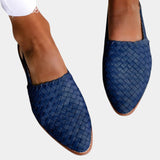Isadora Mules Trenzados con Correa Slingback