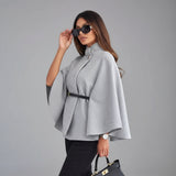 Mila - Elegante chaqueta con mangas de mariposa y cinturón