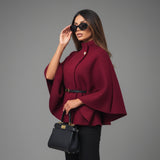 Mila - Elegante chaqueta con mangas de mariposa y cinturón