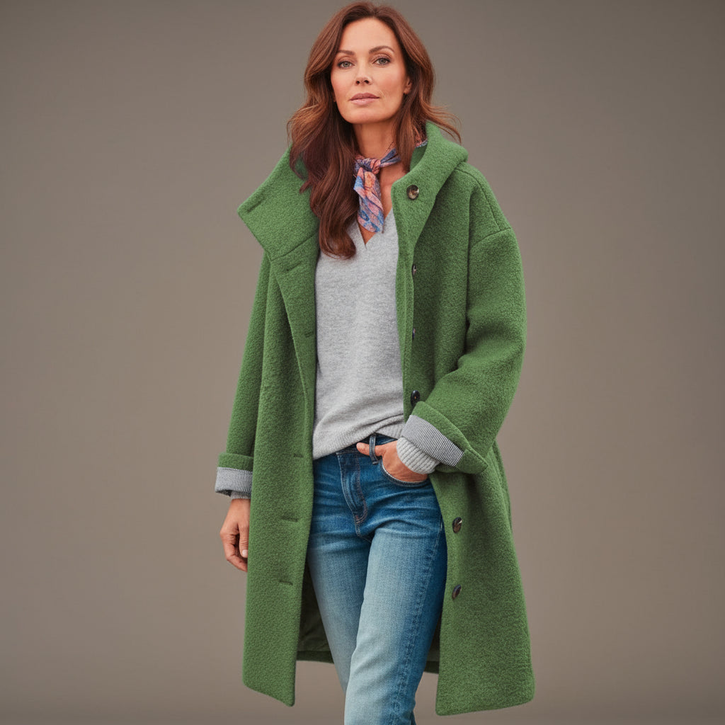 María – Elegante abrigo otoñal