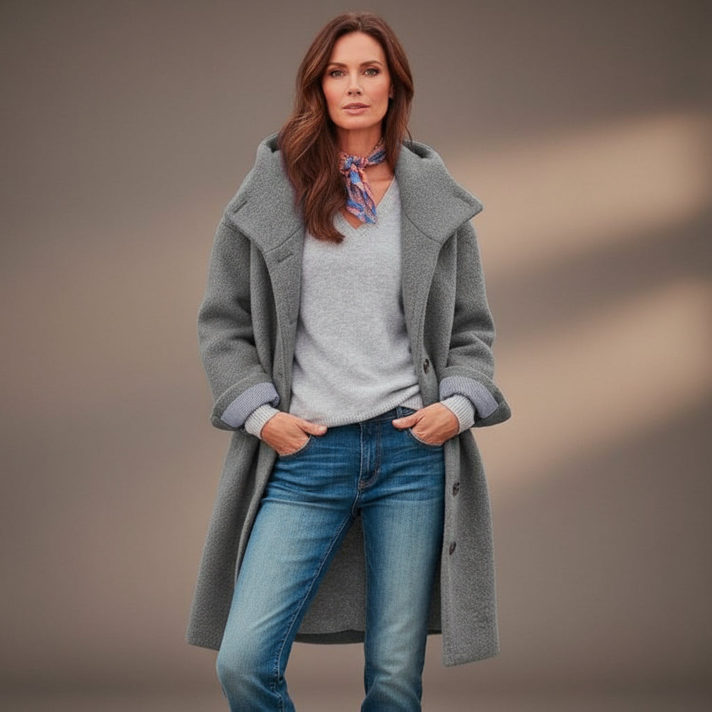 María – Elegante abrigo otoñal