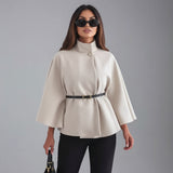 Mila - Elegante chaqueta con mangas de mariposa y cinturón