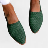 Isadora Mules Trenzados con Correa Slingback