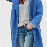 Penélope Abrigo de Invierno Elegante con Capucha