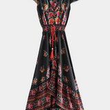 Chiara Vestido Floral Boho Chic con Cintura Ajustable