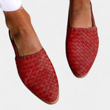Isadora Mules Trenzados con Correa Slingback