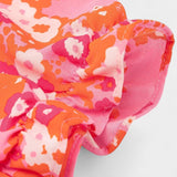 Kimberly Vestido Floral con Volantes con Escote en V